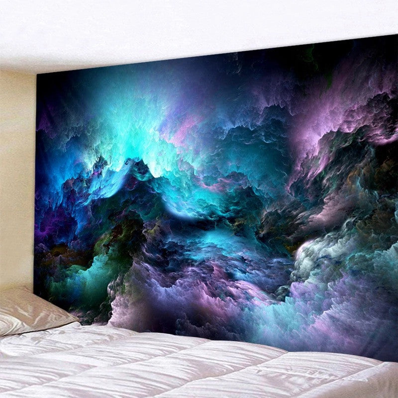 Psychedelic Boho Mandala Wall Tapestry – Trippy Galaxy Home Décor